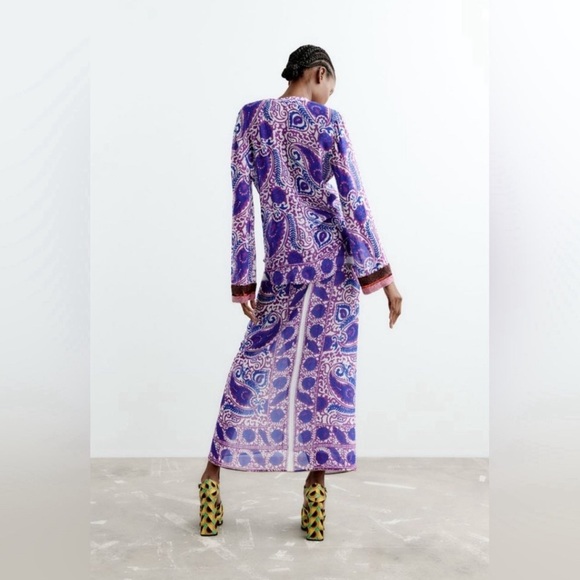 NWT- Zara Beaded button up
Printed blouse - Picture 5 of 6